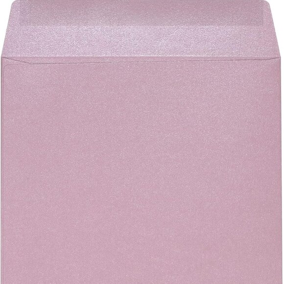 Quotidian Rosewater Self Seal Flat Pearlescent Paper Envelopes 50 ENVELOPES - Picture 2 of 7